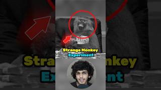 Untold Monkey Experiment 💀 shorts facts gkinhindi gk ssc upsc story storytime factsinhindi [upl. by Hoshi]