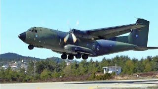 German Air Force C160 Transall at Stord Airport june 2010 [upl. by Iadahs]