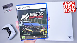 Assetto Corsa Competizione PS5 Unboxing amp Gameplay Assetto Corsa PlayStation 5  Free Keychain [upl. by Eniowtna831]