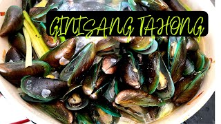 GINISANG TAHONG  MUSSELS RECIPE  Yum TV [upl. by Horvitz]