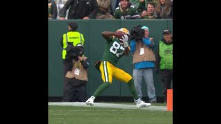 Romeo Doubs catches for a 20yard Touchdown vs Arizona Cardinals [upl. by Dnalerb964]