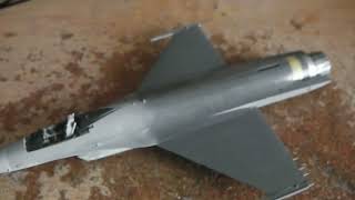 My Hasegawa F 16A Plus build Part 4 Paint amp Nozzle [upl. by Nonnaer504]