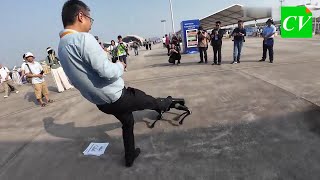 The Most Pitiful Robot Dog at the Zhuhai Air Show [upl. by Anawahs]