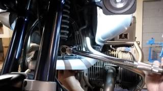 2003 BMW R1150GS Adventure Alternator Belt Change [upl. by Aay]