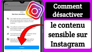 Comment désactiver le contenu sensible sur Instagram  Comment bloquer le contenu 18 sur Instagram [upl. by Terena]