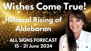 HOROSCOPE READINGS FOR ALL ZODIAC SIGNS  Heliacal Rising of Aldebaran brings BLESSING [upl. by Balfore]