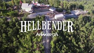 Riding the HELLBENDER mountaincoaster hellbender anakeesta mountaincoaster adrenalinerush [upl. by Silvanus]