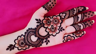 New Eid special mehndi design back hand  Mehndi design simple and easy  Mehndi design  Mehndi [upl. by Aisats]