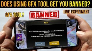 Does using Gfx tool get you banned Live Experiment 1 [upl. by Eriuqs449]