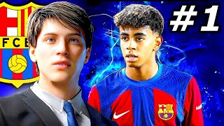 FC 24 Barcelona Career Mode EP1 [upl. by Chema]