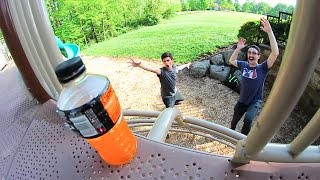 EXTREME PARK BOTTLE FLIPPING [upl. by Atte]