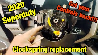 2020 Superduty clockspring [upl. by Grannias]