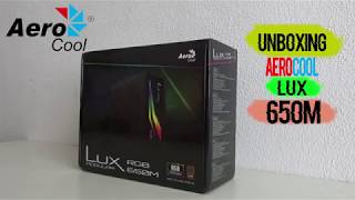 Unboxing Aerocool Lux 650M [upl. by Ardnassac416]