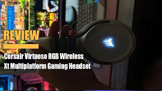 Review Corsair Virtuoso RGB Wireless Xt Multiplatform Gaming Headset 2023 [upl. by Winola]