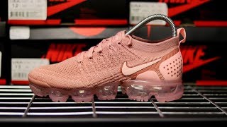 NIKE VAPORMAX FLYKNIT 20 quotRUST PINKquot UNBOXING [upl. by Almat367]