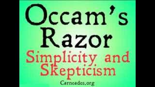 Occams Razor and why you should be skeptical of it [upl. by Ramona112]