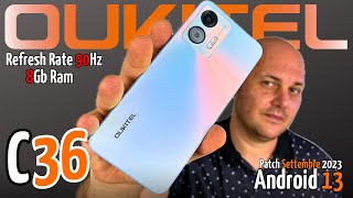 OUKITEL C36 UNBOXING  MIGLIOR Smartphone ENTRY LEVEL Settembre 2023 Android13 90Hz 8Gb RAM [upl. by Kannan460]