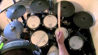 Money For Nothing  Dire Straits Drum Cover drumless track used [upl. by Enialed]