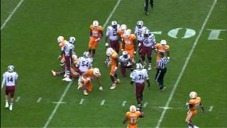 Daniel Hood Tackle for Loss Tennessee vs South Carolina [upl. by Rhiana]