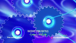 Ratchet cog rattle Sound Effect royaltyfree  link to free download in description ⬇️ [upl. by Onitnas]