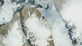 Nasa satellite pictures show massive iceberg breaking free from glacier [upl. by Keung177]