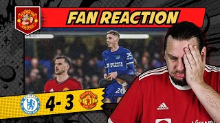 RANT 😡 MELTDOWN Chelsea 43 Man Utd GOALS United Fan Reaction [upl. by Nylrehs]