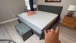 Full Review of Nectar Headboard and Bed Frame after 4 years use Legs and Sturdy Wooden Slats [upl. by Nosemaj]