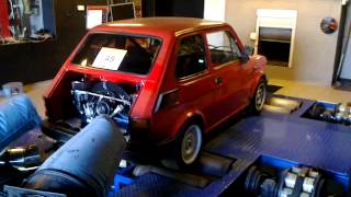 Fiat 126p 2332cc type1 on a dyno [upl. by Stoecker]