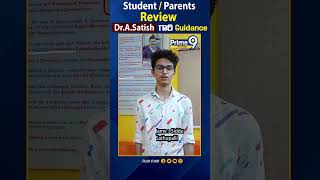 Student Siddu Review  Dr Satish IRSE  Guidance and Counselling  Prime9 Education [upl. by Dahaf]