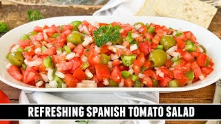 The BEST Tomato Salad of Your Life  Spanish Trampó Mallorquín Recipe [upl. by Norry]