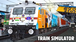 INDIAN TRAIN SIMULATOR PC GAMEPLAY  LOCO PILOT DUTY IN HEAVY RAIN  FHD [upl. by Joleen662]