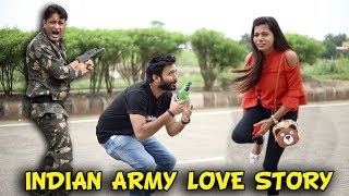 LOVE STORY OF AN INDIAN ARMY  BakLol Video [upl. by Ynatsyd]