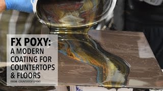 FX Poxy  A Modern Refinishing System for Countertops amp Floors [upl. by Eelak]