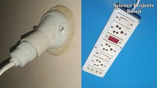 Light socket to plug adapter connection  electric sockets [upl. by Gnehc332]