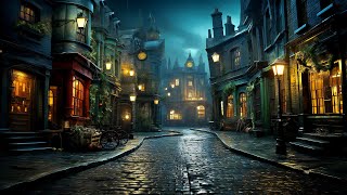 VICTORIAN AMBIENCE  Dark Streets  A Musical Journey Through the Rainy Nights of Victorian London [upl. by Gamaliel]