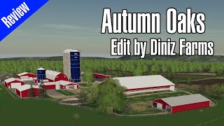 One of the most REALISTIC dairy farming maps in Farming Simulator  Autumn Oaks edit by Diniz Farms [upl. by Leihcar]