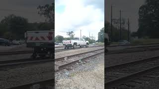 High railer at galveston sub at Galveston sub in alvin railfan [upl. by Champ]