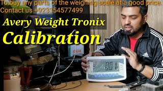 Avery Weight Tronix AWB120 Calibration compleat Setting And how to connect to computer by care inter [upl. by Lledroc]