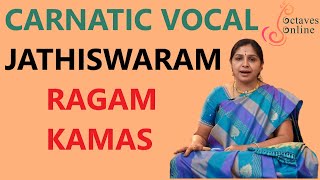 Jathiswaram  Kamas Raag Learning Mode [upl. by Eninnej584]