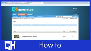 Buying a Game on GameHouse [upl. by Ebeneser]