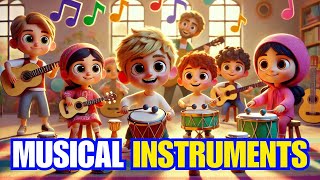 Musical Instruments Vocabulary for Kids  Learn Orchestra Instruments  Fun English Learning [upl. by Adnohral]