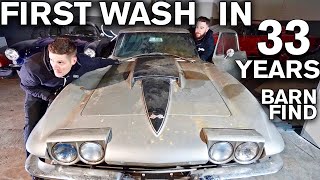 First Wash in 33 Years Chevrolet Corvette Stingray [upl. by Axe695]