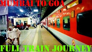 Mumbai To Thivim  VasaiVirar to Goa  Full Train Journey 01051 LTT Karmali SPL  Vlog 1 [upl. by Nnaytsirk944]