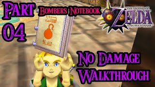 Zelda Majoras Mask 100 Walkthrough Widescreen HD Part 4  Bombers Notebook  Bunny Hood  Bombs [upl. by Enirahtak]