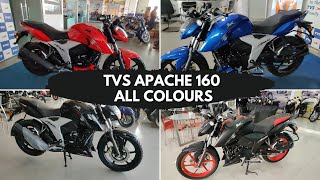 TVS APACHE RTR 160 4V 2024 New Model All New Colours Detailed Price Information [upl. by Kevina871]