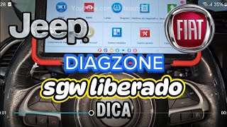 Diagzone acesso Security gateway Fiat Jeepnão usa cabo 128 [upl. by Atteloc]