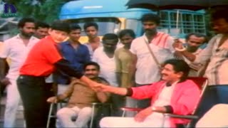 Mahesh Babu Meets Superstar Krishna  Bazaar Rowdy Telugu Movie Scenes [upl. by Rotsen]