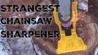 Testing the Strangest Chain Saw Sharpener on Amazon  Surprising results [upl. by Orodoet]