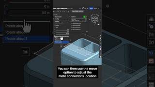 Use a Mate Connector to Define Sketch Planes in Onshape 📝 [upl. by Ahsilahk474]