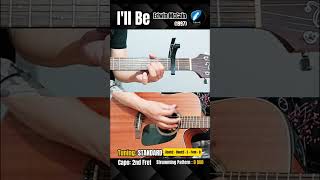 Ill Be  Edwin McCain 1997  Easy Guitar Tutorial [upl. by Atteloc868]